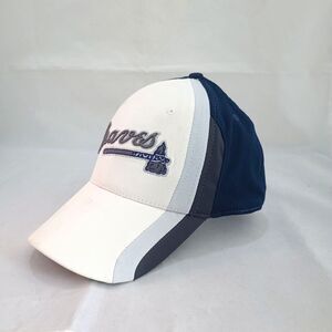 Nike Atlanta Braves Stretch Fit Baseball Cap Hat MLB Team Logo 6 Panel